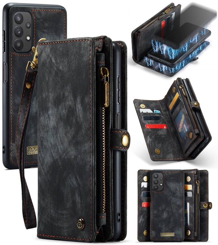 For Samsung Galaxy A32 5G CaseMe Detachable Multifunctional Horizontal Flip Leather Case, with Card Slot & Holder & Zipper Wallet & Photo Frame(Black)
For Samsung Galaxy A32 5G CaseMe Detachable Multifunctional Horizontal Flip Leather Case, with Card Slot & Holder & Zipper Wallet & Photo Frame(Black)