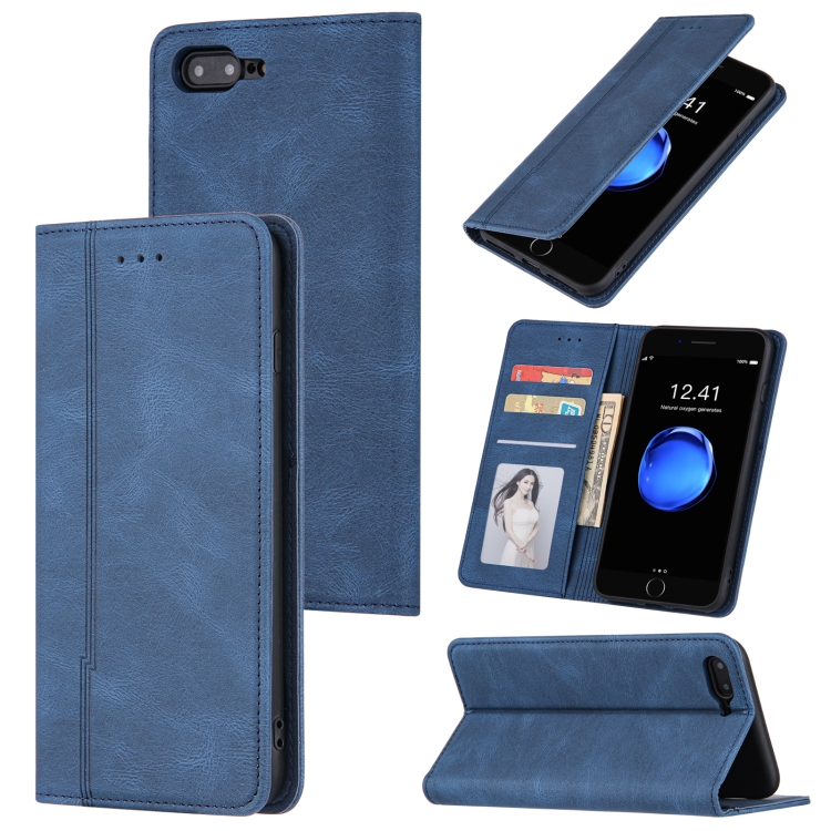 Skin Feel Pressure Line Magnetic Horizontal Flip Leather Case with Holder & Card Slot & Wallet & Photo Frame For iPhone 7 / 8 / SE(2020)(Blue)
Skin Feel Pressure Line Magnetic Horizontal Flip Leather Case with Holder & Card Slot & Wallet & Photo Frame For iPhone 7 / 8 / SE(2020)(Blue)