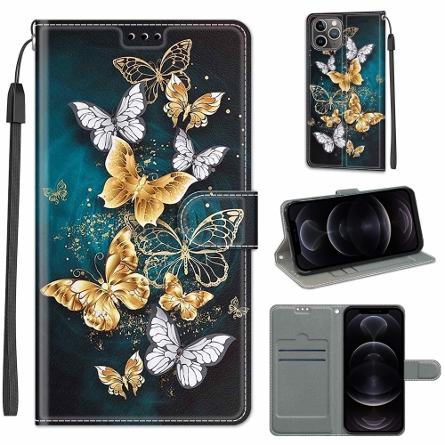 Voltage Colored Drawing Magnetic Clasp Horizontal Flip PU Leather Case with Holder & Card Slots For iPhone 12 / 12 Pro(C20 Gold Silver Flying Butterflies)
Voltage Colored Drawing Magnetic Clasp Horizontal Flip PU Leather Case with Holder & Card Slots For iPhone 12 / 12 Pro(C20 Gold Silver Flying Butterflies)