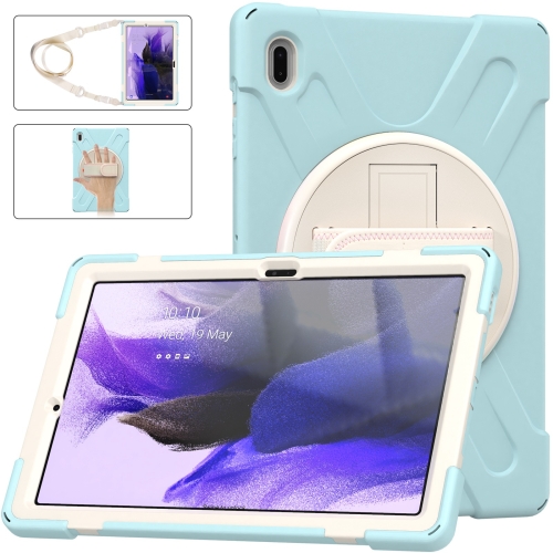 For Samsung Galaxy Tab S7 FE 5G 12.4 T730 Silicone + PC Protective Case with Holder & Shoulder Strap(Ice Blue)
For Samsung Galaxy Tab S7 FE 5G 12.4 T730 Silicone + PC Protective Case with Holder & Shoulder Strap(Ice Blue)