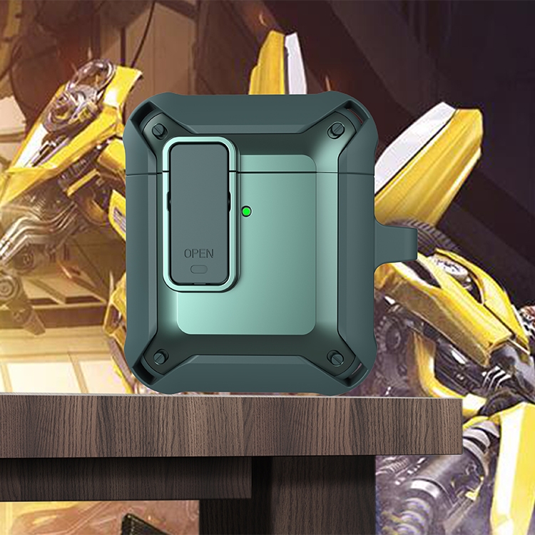 Wireless Earphones Shockproof Bumblebee Silicone Protective Case with Switch For AirPods 1/2(Green)
Wireless Earphones Shockproof Bumblebee Silicone Protective Case with Switch For AirPods 1/2(Green)