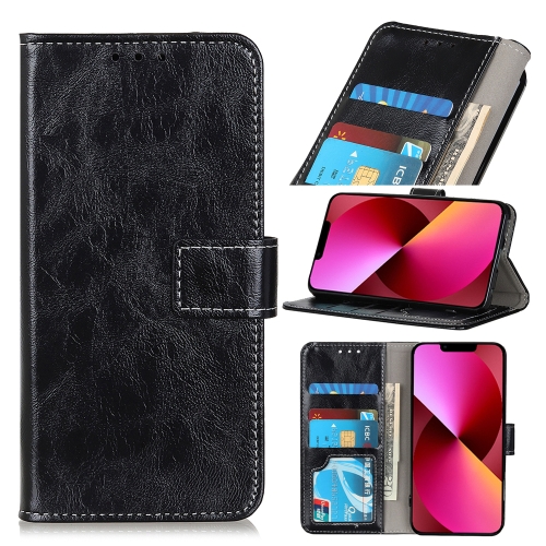 For iPhone 13 Retro Crazy Horse Texture Horizontal Flip Leather Case with Holder & Card Slots & Photo Frame & Wallet(Black)
For iPhone 13 Retro Crazy Horse Texture Horizontal Flip Leather Case with Holder & Card Slots & Photo Frame & Wallet(Black)