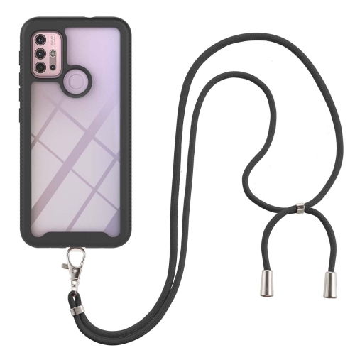 For Motorola Moto E7 Power Starry Sky Solid Color Series Shockproof PC + TPU Protective Case with Neck Strap(Black)
For Motorola Moto E7 Power Starry Sky Solid Color Series Shockproof PC + TPU Protective Case with Neck Strap(Black)
