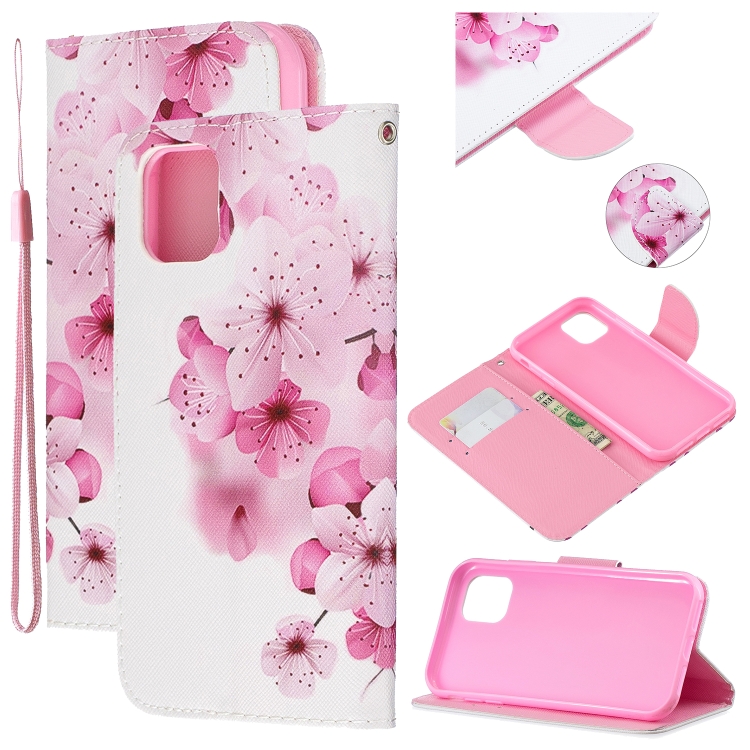 Colored Drawing Pattern Cross Texture Horizontal Flip PU Leather Case with Holder & Card Slots & Wallet For iPhone 11(Peach Blossom)
Colored Drawing Pattern Cross Texture Horizontal Flip PU Leather Case with Holder & Card Slots & Wallet For iPhone 11(Peach Blossom)