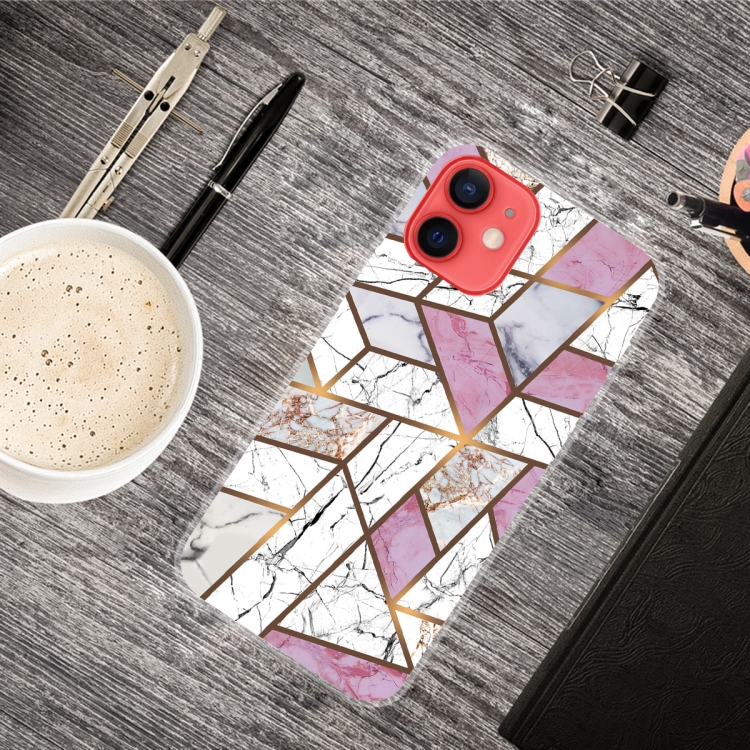 Abstract Marble Pattern TPU Protective Case For iPhone 13 mini(Rhombus White Purple)
Abstract Marble Pattern TPU Protective Case For iPhone 13 mini(Rhombus White Purple)