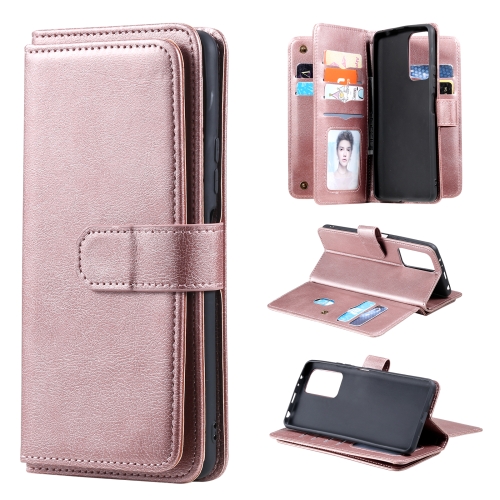 For Xiaomi Redmi Note 10 Pro Multifunctional Magnetic Copper Buckle Horizontal Flip Solid Color Leather Case with 10 Card Slots & Wallet & Holder & Photo Frame(Rose Gold)
For Xiaomi Redmi Note 10 Pro Multifunctional Magnetic Copper Buckle Horizontal Flip Solid Color Leather Case with 10 Card Slots & Wallet & Holder & Photo Frame(Rose Gold)
