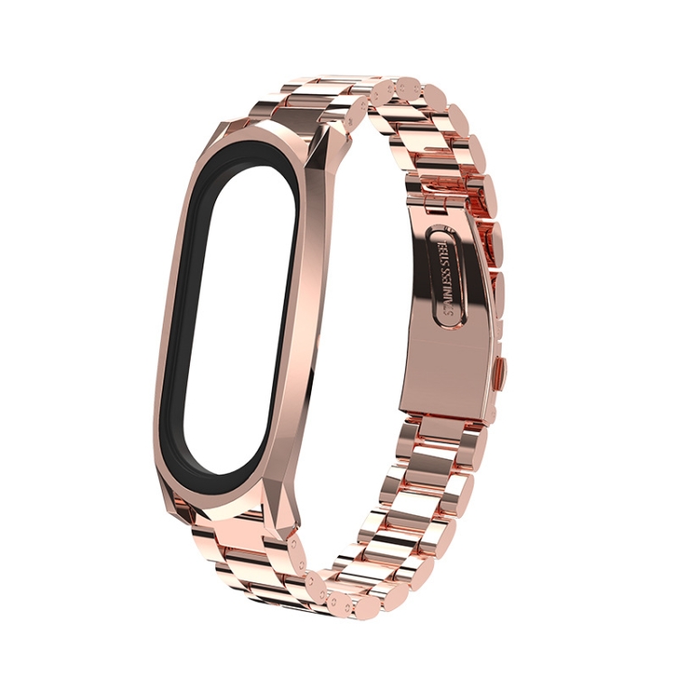 For Xiaomi Mi Band 6 / 5 / 4 / 3 Mijobs Three Beads Metal GT Stainless Steel Replacement Watchband(Rose Gold)
For Xiaomi Mi Band 6 / 5 / 4 / 3 Mijobs Three Beads Metal GT Stainless Steel Replacement Watchband(Rose Gold)