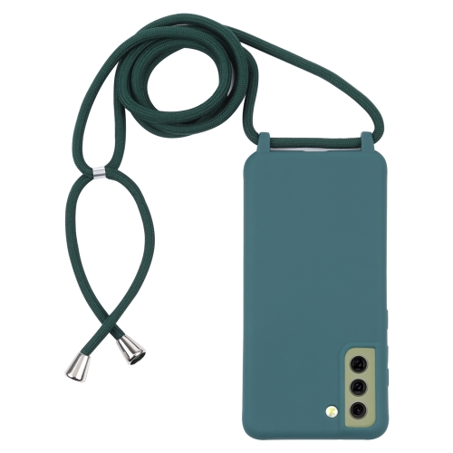 For Samsung Galaxy S21 FE Candy Colors TPU Protective Case with Lanyard(Dark Green)
For Samsung Galaxy S21 FE Candy Colors TPU Protective Case with Lanyard(Dark Green)
