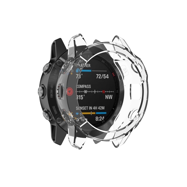 For Garmin Fenix 6 / 6 Pro Smart Watch Half Coverage TPU Protective Case(Transparent)
For Garmin Fenix 6 / 6 Pro Smart Watch Half Coverage TPU Protective Case(Transparent)