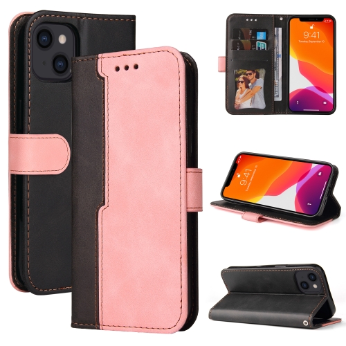 Business Stitching-Color Horizontal Flip PU Leather Case with Holder & Card Slots & Photo Frame For iPhone 13 (Pink)
Business Stitching-Color Horizontal Flip PU Leather Case with Holder & Card Slots & Photo Frame For iPhone 13 (Pink)