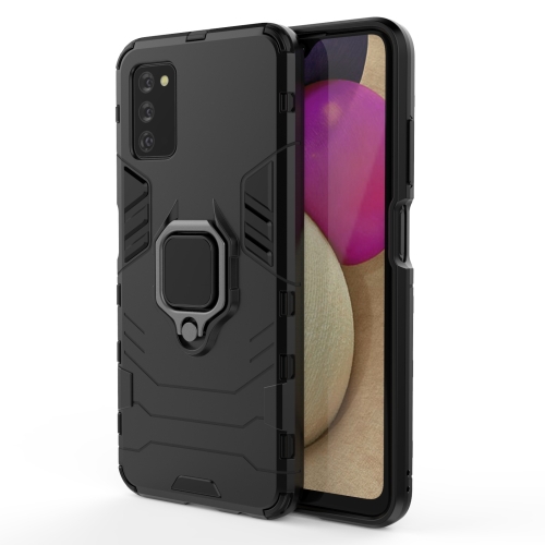 For Samsung Galaxy A03s 164mm PC + TPU Shockproof Protective Case with Magnetic Ring Holder(Black)
For Samsung Galaxy A03s 164mm PC + TPU Shockproof Protective Case with Magnetic Ring Holder(Black)
