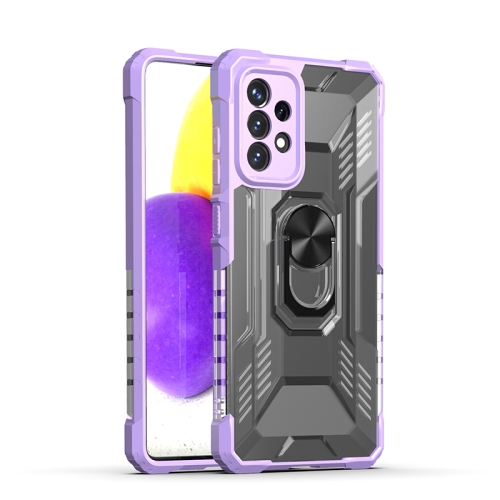 For Samsung Galaxy A72 5G / 4G PC + TPU Shockproof Protective Case with Metal Ring Holder(Purple)
For Samsung Galaxy A72 5G / 4G PC + TPU Shockproof Protective Case with Metal Ring Holder(Purple)