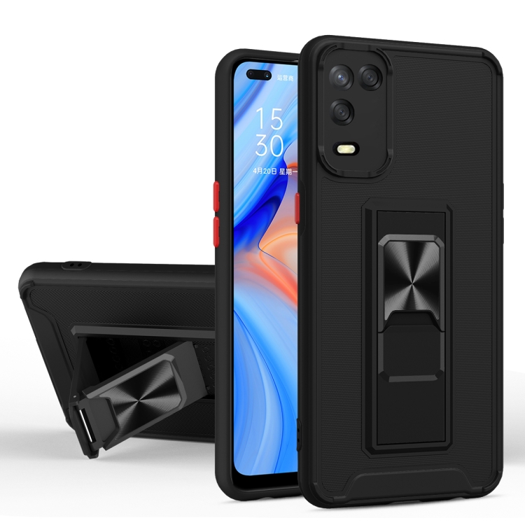 For OPPO A54 Dual-color Skin Feel TPU + PC Magnetic Shockproof Case with Invisible Holder(Black)
For OPPO A54 Dual-color Skin Feel TPU + PC Magnetic Shockproof Case with Invisible Holder(Black)