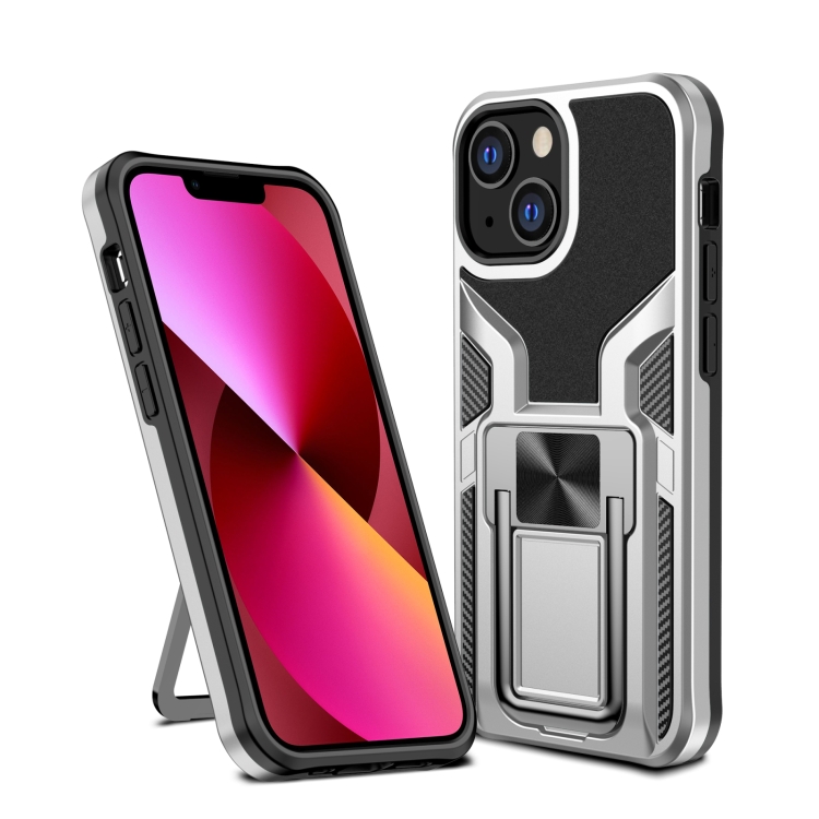 Armor 2 in 1 PC + TPU Magnetic Shockproof Case with Foldable Holder For iPhone 13(Silver)
Armor 2 in 1 PC + TPU Magnetic Shockproof Case with Foldable Holder For iPhone 13(Silver)