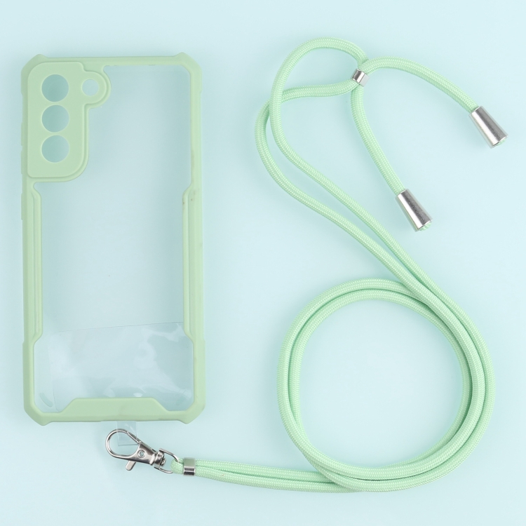 For Samsung Galaxy S21 FE Acrylic + Color TPU Shockproof Case with Neck Lanyard(Avocado)
For Samsung Galaxy S21 FE Acrylic + Color TPU Shockproof Case with Neck Lanyard(Avocado)