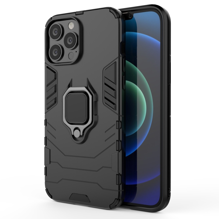 Shockproof PC + TPU Protective Case with Magnetic Ring Holder For iPhone 13 Pro Max(Black)
Shockproof PC + TPU Protective Case with Magnetic Ring Holder For iPhone 13 Pro Max(Black)