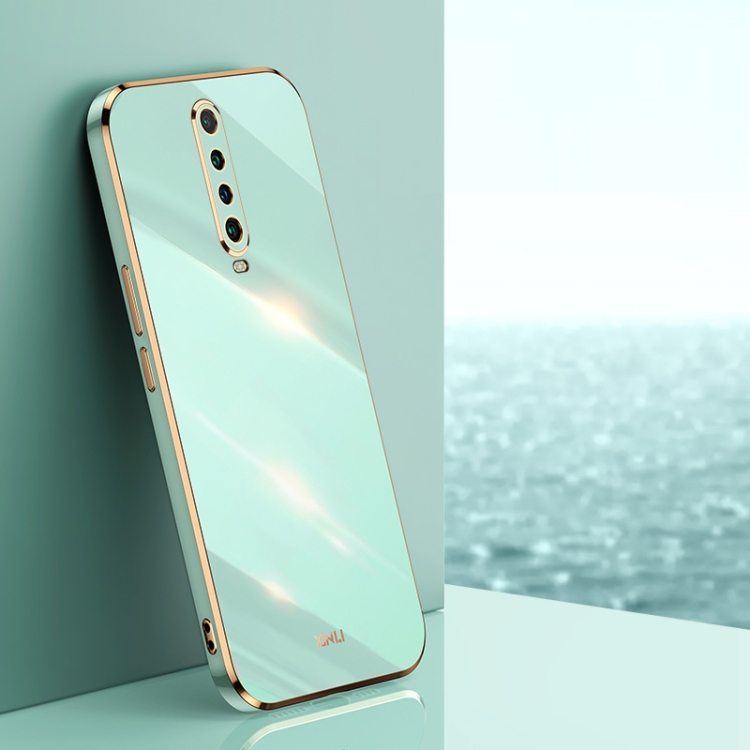 For Xiaomi Redmi K30 XINLI Straight 6D Plating Gold Edge TPU Shockproof Case(Mint Green)
For Xiaomi Redmi K30 XINLI Straight 6D Plating Gold Edge TPU Shockproof Case(Mint Green)