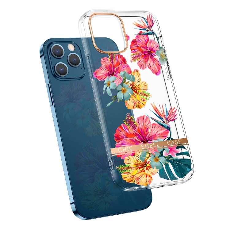 High Translucent Electroplating Flower Pattern TPU + PC Shockproof Case For iPhone 12 mini(Hibiscus)
High Translucent Electroplating Flower Pattern TPU + PC Shockproof Case For iPhone 12 mini(Hibiscus)