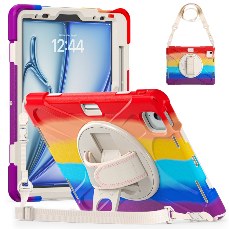 Silicone + PC Protective Tablet Case with Holder & Shoulder Strap For iPad Pro 11 2021 / 2020 / 2018(Colorful Red)
Silicone + PC Protective Tablet Case with Holder & Shoulder Strap For iPad Pro 11 2021 / 2020 / 2018(Colorful Red)