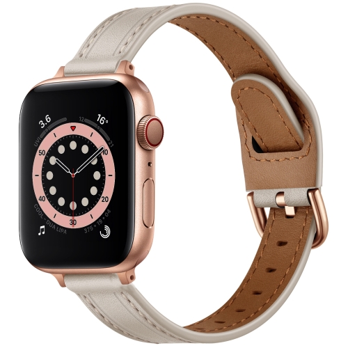 Women Starry Sky Style Leather Watch Band For Apple Watch Series 7 41mm / 6 & SE & 5 & 4 40mm / 3 & 2 & 1 38mm(Creamy-white)
Women Starry Sky Style Leather Watch Band For Apple Watch Series 7 41mm / 6 & SE & 5 & 4 40mm / 3 & 2 & 1 38mm(Creamy-white)
