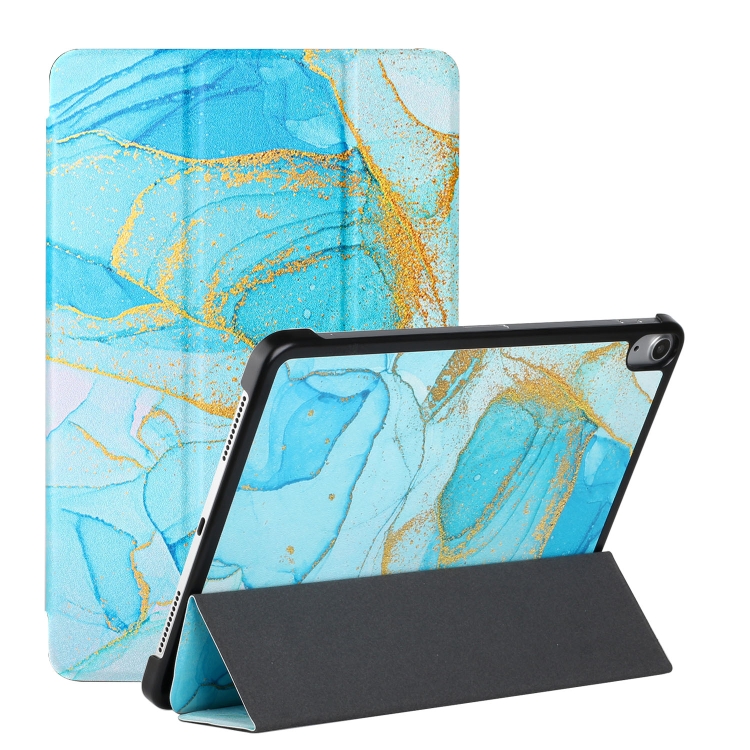 Silk Texture Colored Drawing Pattern Horizontal Flip Magnetic PU Leather Case with Three-folding Holder & Sleep / Wake-up Function For iPad Air 10.9 2020(Marble Sands Blue)
Silk Texture Colored Drawing Pattern Horizontal Flip Magnetic PU Leather Case with Three-folding Holder & Sleep / Wake-up Function For iPad Air 10.9 2020(Marble Sands Blue)