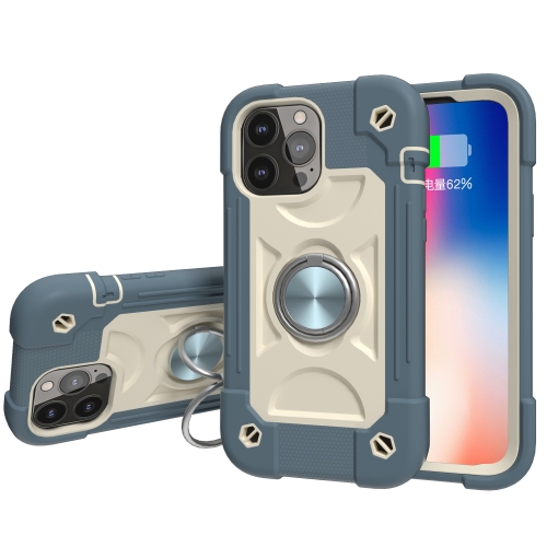Shockproof Silicone + PC Protective Case with Dual-Ring Holder For iPhone 13 Pro Max(Daisy Blue)
Shockproof Silicone + PC Protective Case with Dual-Ring Holder For iPhone 13 Pro Max(Daisy Blue)