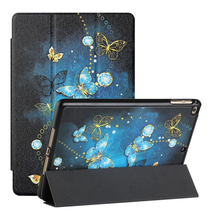 Silk Texture Colored Drawing Pattern Horizontal Flip Magnetic PU Leather Case with Three-folding Holder & Sleep / Wake-up Function For iPad 9.7 (2018/2017)(Diamond Butterfly)
Silk Texture Colored Drawing Pattern Horizontal Flip Magnetic PU Leather Case with Three-folding Holder & Sleep / Wake-up Function For iPad 9.7 (2018/2017)(Diamond Butterfly)