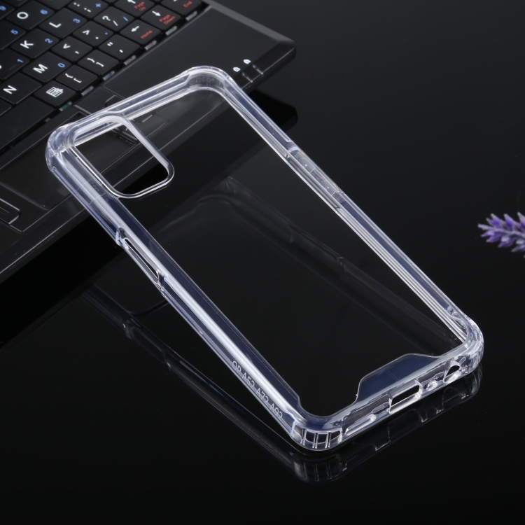 For OPPO A52 / A72 / A92 Four-corner Shockproof Transparent TPU + PC Protective Case
For OPPO A52 / A72 / A92 Four-corner Shockproof Transparent TPU + PC Protective Case