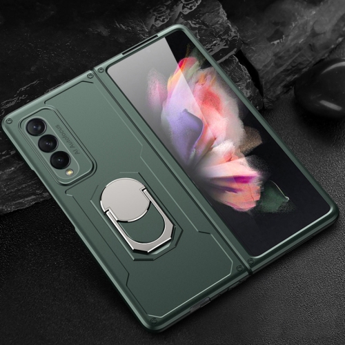 For Samsung Galaxy Z Fold3 5G GKK Foldable Shockproof PC Case with Ring Holder(Dark Green)
For Samsung Galaxy Z Fold3 5G GKK Foldable Shockproof PC Case with Ring Holder(Dark Green)