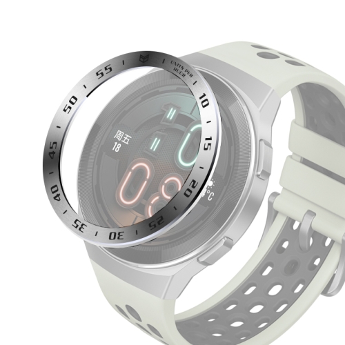 For Huawei Watch GT2e Smart Watch Stainless Steel Bezel Ring, Style:A Version Time(Silver Ring Black Lettering)
For Huawei Watch GT2e Smart Watch Stainless Steel Bezel Ring, Style:A Version Time(Silver Ring Black Lettering)