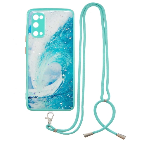 For Samsung Galaxy S20 FE 5G / 4G Colored Drawing Starry Sky Epoxy TPU Shockproof Case with Neck Lanyard(Waves)
For Samsung Galaxy S20 FE 5G / 4G Colored Drawing Starry Sky Epoxy TPU Shockproof Case with Neck Lanyard(Waves)