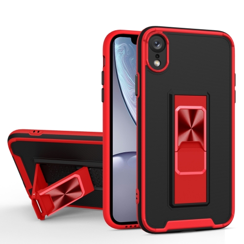 Dual-color Skin Feel TPU + PC Magnetic Shockproof Case with Invisible Holder For iPhone XR(Red)
Dual-color Skin Feel TPU + PC Magnetic Shockproof Case with Invisible Holder For iPhone XR(Red)