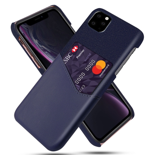 Cloth Texture PC + PU Leather Back Cover Shockproof Case with Card Slot For iPhone 11 Pro Max(Blue)
Cloth Texture PC + PU Leather Back Cover Shockproof Case with Card Slot For iPhone 11 Pro Max(Blue)