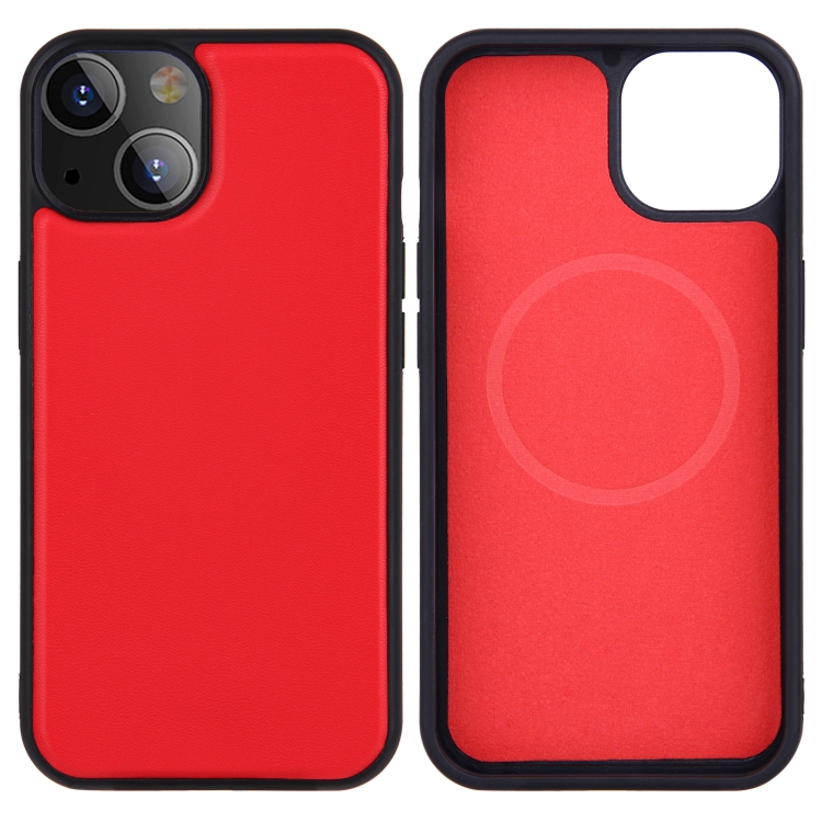 For iPhone 13 Pro Max PU Leather Skin Magnetic Patch TPU Shockproof Magsafe Case (Red)
For iPhone 13 Pro Max PU Leather Skin Magnetic Patch TPU Shockproof Magsafe Case (Red)