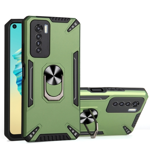 For Tecno Camon 17 Pro PC + TPU Protective Case with 360 Degrees Rotatable Ring Holder(Dark Green)
For Tecno Camon 17 Pro PC + TPU Protective Case with 360 Degrees Rotatable Ring Holder(Dark Green)