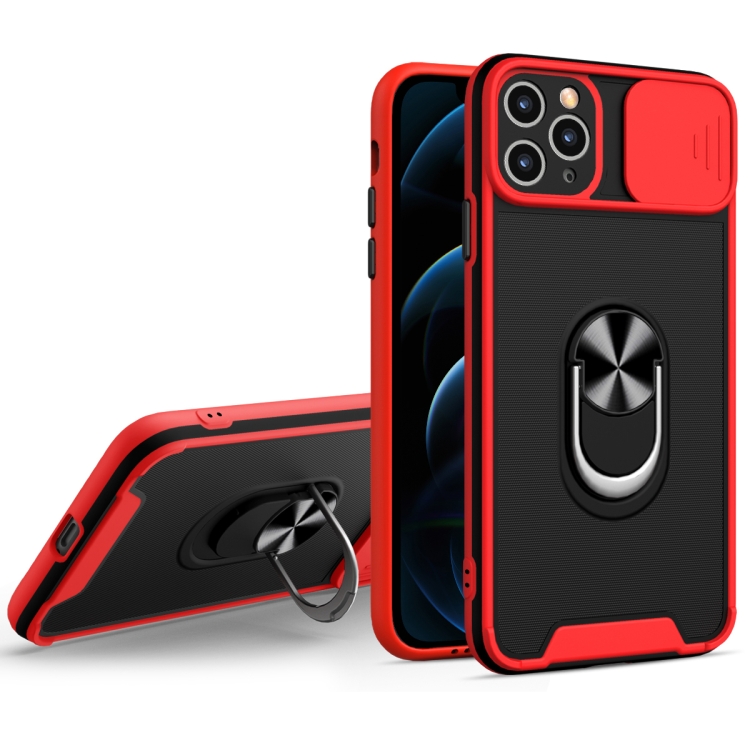 Sliding Camera Cover Design TPU + PC Magnetic Shockproof Case with Ring Holder For iPhone 11 Pro Max(Red)
Sliding Camera Cover Design TPU + PC Magnetic Shockproof Case with Ring Holder For iPhone 11 Pro Max(Red)
