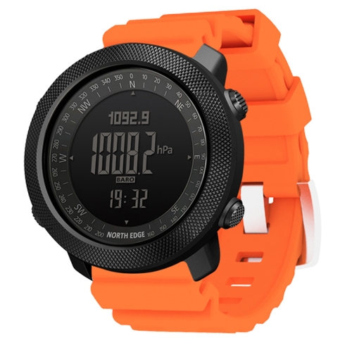 NORTH EDGE Multi-function Waterproof Outdoor Sports Electronic Smart Watch, Support Humidity Measurement / Weather Forecast / Speed Measurement, Style:Silicone Strap(Orange)
NORTH EDGE Multi-function Waterproof Outdoor Sports Electronic Smart Watch, Support Humidity Measurement / Weather Forecast / Speed Measurement, Style:Silicone Strap(Orange)