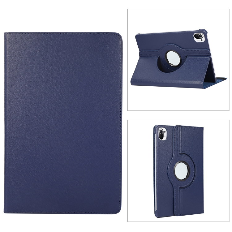 For Xiaomi Pad 5 Pro / Pad 5 360 Degree Rotation Litchi Texture Flip Leather Case with Holder(Blue)
For Xiaomi Pad 5 Pro / Pad 5 360 Degree Rotation Litchi Texture Flip Leather Case with Holder(Blue)