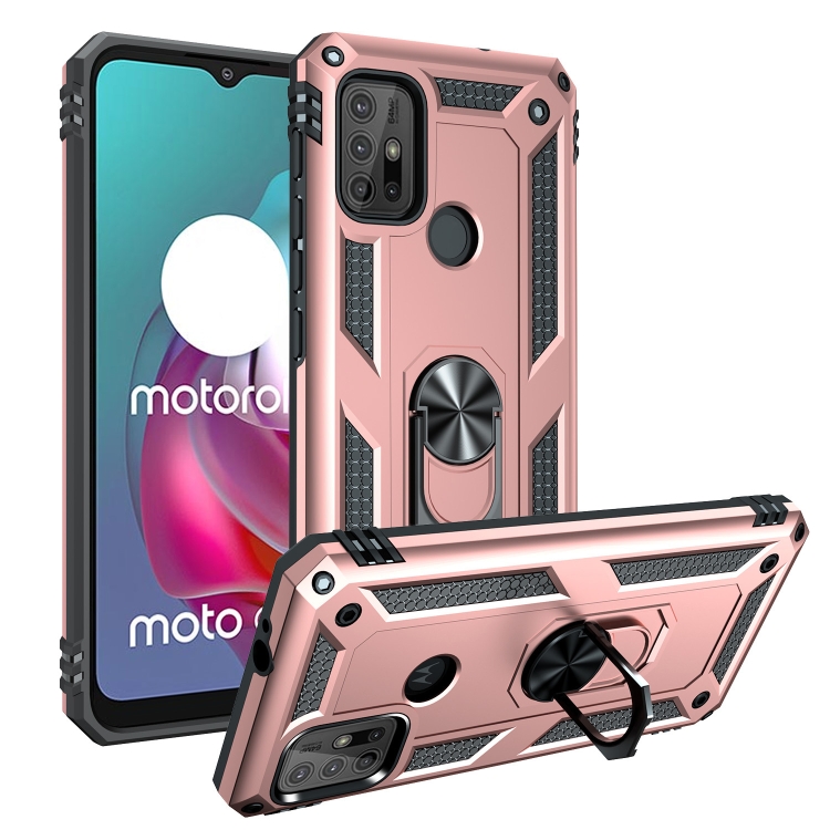 For Motorola Moto G30 / G10 Shockproof TPU + PC Protective Case with 360 Degree Rotating Holder(Rose Gold)
For Motorola Moto G30 / G10 Shockproof TPU + PC Protective Case with 360 Degree Rotating Holder(Rose Gold)