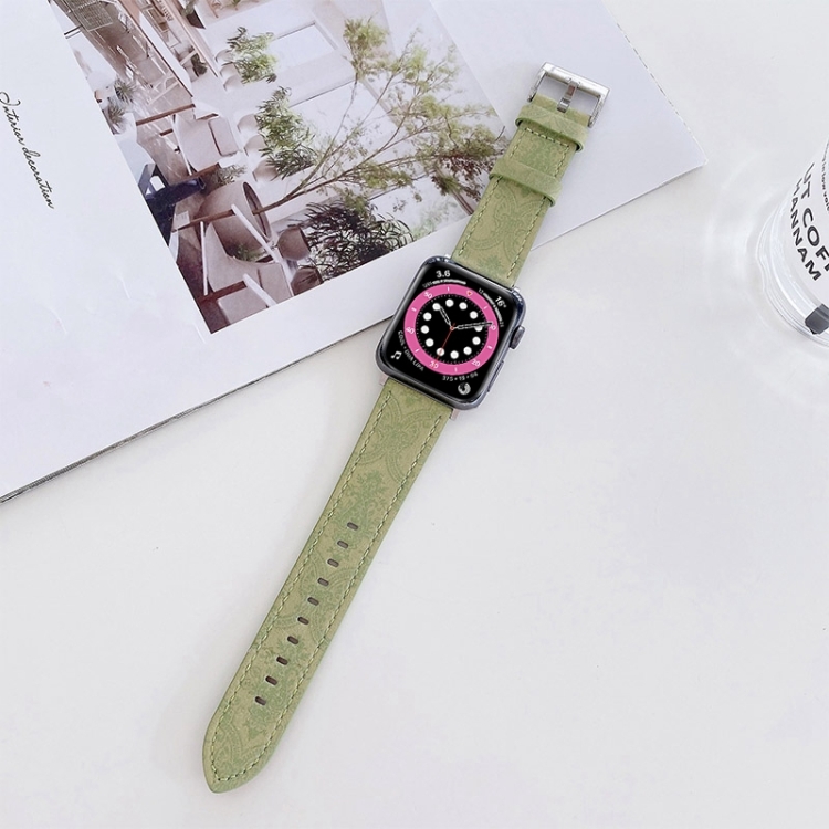 Ethnic Style Leather Watch Band For Apple Watch Series 7 41mm / 6 & SE & 5 & 4 40mm / 3 & 2 & 1 38mm 
Ethnic Style Leather Watch Band For Apple Watch Series 7 41mm / 6 & SE & 5 & 4 40mm / 3 & 2 & 1 38mm