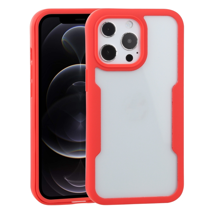 Acrylic + TPU 360 Degrees Full Coverage Shockproof Protective Case For iPhone 13 Pro(Red)
Acrylic + TPU 360 Degrees Full Coverage Shockproof Protective Case For iPhone 13 Pro(Red)