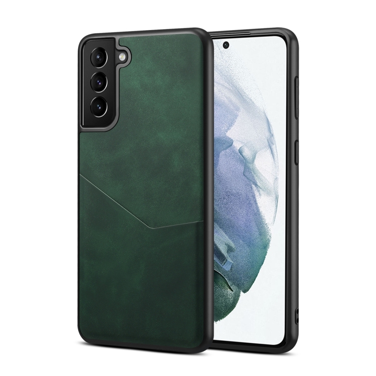 For Samsung Galaxy S21 5G Skin Feel PU + TPU Protective Case with Card Slot(Green)
For Samsung Galaxy S21 5G Skin Feel PU + TPU Protective Case with Card Slot(Green)