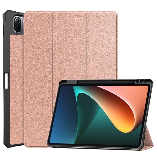 For Xiaomi Pad 5 / 5 Pro Custer Texture Horizontal Flip Leather Case with Three-folding Holder & Sleep / Wake-up Function(Rose Gold)
For Xiaomi Pad 5 / 5 Pro Custer Texture Horizontal Flip Leather Case with Three-folding Holder & Sleep / Wake-up Function(Rose Gold)
