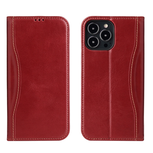 Genuine Leather Horizontal Flip Leather Case with Holder & Card Slots & Wallet For iPhone 13 Pro Max(Wine Red)
Genuine Leather Horizontal Flip Leather Case with Holder & Card Slots & Wallet For iPhone 13 Pro Max(Wine Red)