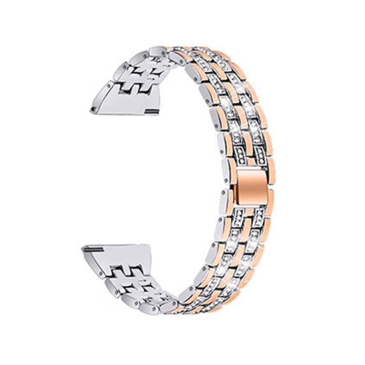 22mm For Samsung Smart Watch Double Rows Diamond Steel Watch Band(Silver Rose Gold)
22mm For Samsung Smart Watch Double Rows Diamond Steel Watch Band(Silver Rose Gold)