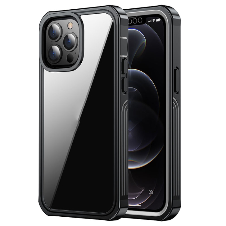 Waterproof Dustproof Shockproof Transparent Acrylic Protective Case For iPhone 13 Pro(Black)
Waterproof Dustproof Shockproof Transparent Acrylic Protective Case For iPhone 13 Pro(Black)