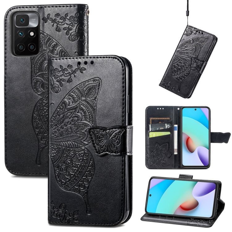 Butterfly Love Flowers Embossed Horizontal Flip Leather Case with Holder & Card Slots & Wallet & Lanyard For Xiaomi Redmi 10(Black)
Butterfly Love Flowers Embossed Horizontal Flip Leather Case with Holder & Card Slots & Wallet & Lanyard For Xiaomi Redmi 10(Black)