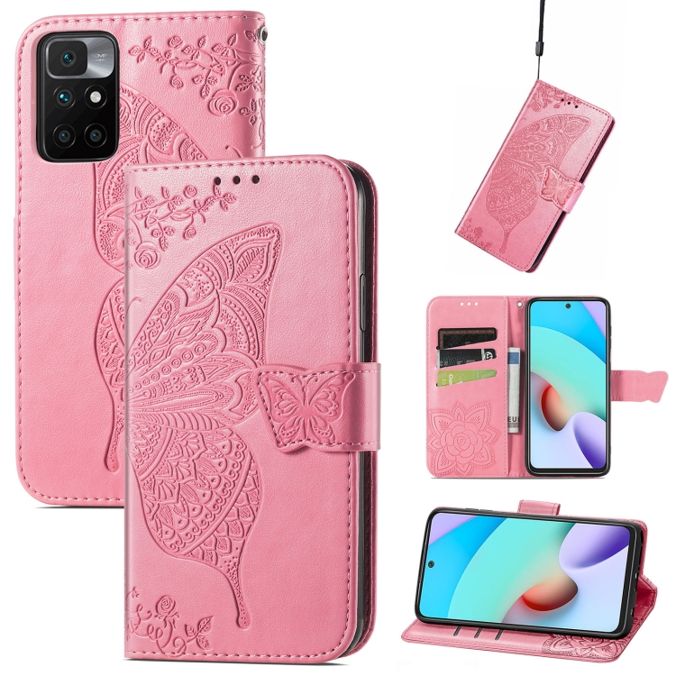 Butterfly Love Flowers Embossed Horizontal Flip Leather Case with Holder & Card Slots & Wallet & Lanyard For Xiaomi Redmi 10(Pink)
Butterfly Love Flowers Embossed Horizontal Flip Leather Case with Holder & Card Slots & Wallet & Lanyard For Xiaomi Redmi 10(Pink)