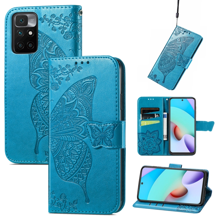 Butterfly Love Flowers Embossed Horizontal Flip Leather Case with Holder & Card Slots & Wallet & Lanyard For Xiaomi Redmi 10(Blue)
Butterfly Love Flowers Embossed Horizontal Flip Leather Case with Holder & Card Slots & Wallet & Lanyard For Xiaomi Redmi 10(Blue)