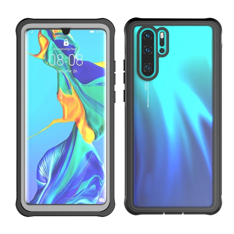 For Huawei P30 Pro Waterproof Dustproof Shockproof Transparent Acrylic Protective Case(Black)
For Huawei P30 Pro Waterproof Dustproof Shockproof Transparent Acrylic Protective Case(Black)